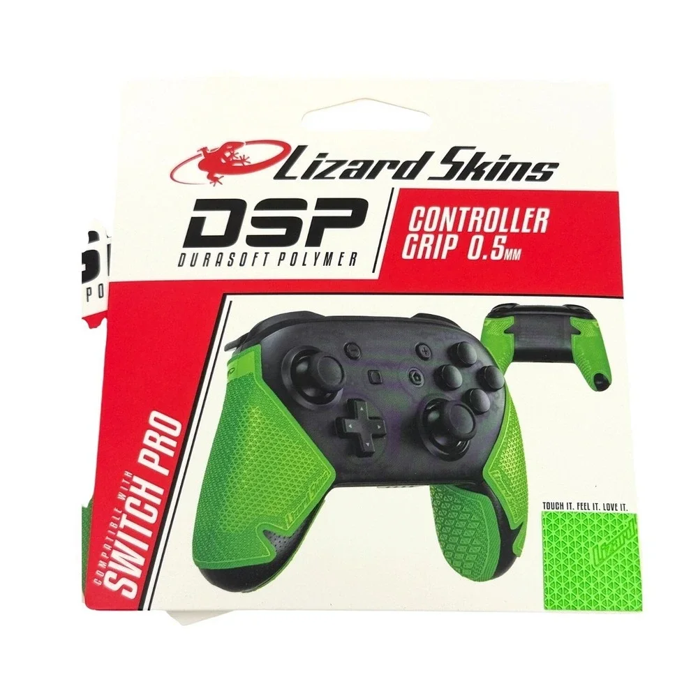 2 Pack Lizard Skins DSP Controller Grip Switch Pro‎ Emerald Green 0.5mm NEW